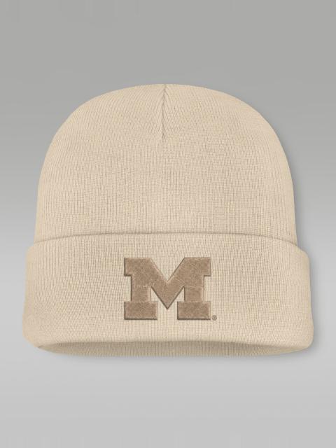 Jordan Michigan Natural Utility Men's Jordan Brand College Cuffed Beanie