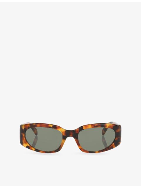 CELINE CL40347U Irregular-Frame Acetate Sunglasses