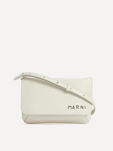 Marni Leather Flap Shoulder Bag