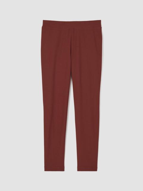 EILEEN FISHER Washable Stretch Crepe Slim Pant
