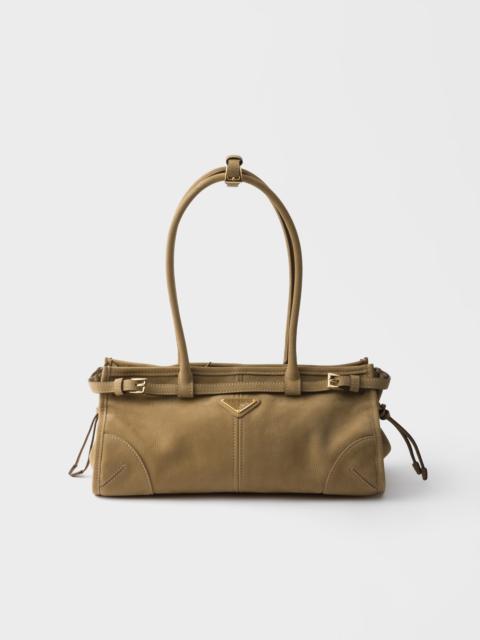 Prada Prada Bonnie medium nubuck leather handbag