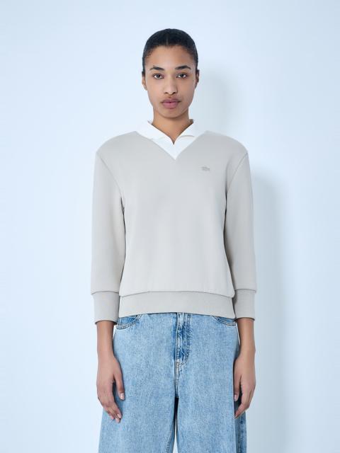 LACOSTE V-Neck Knit Sweater