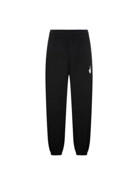 Off-White Men's Off-White FW21 Adornment Sports Pants/Trousers/Joggers Black OMCH029R21FLE0011032-1