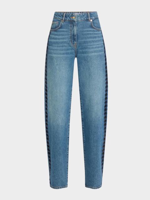 IRO Gotz Cut-Out Straight-Leg Jeans