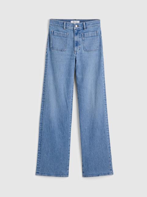 Madewell The Emmett Wide-Leg Full Length Jean: Patch Pocket Edition
