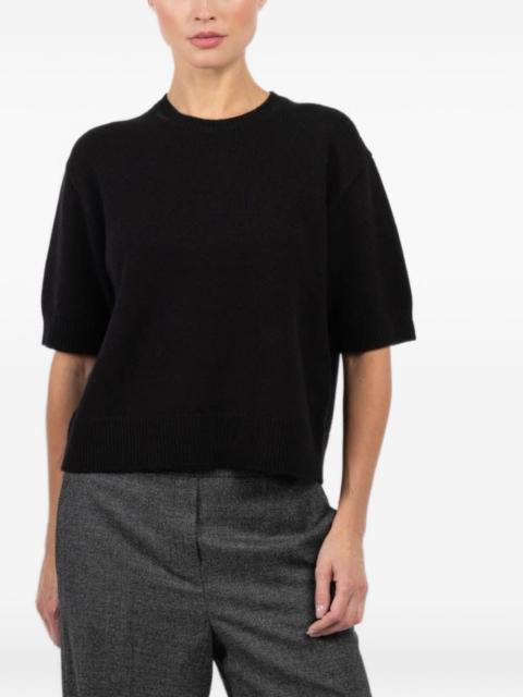 Theory short-sleeve cashmere top