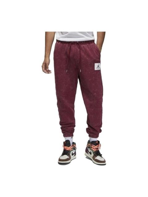 Jordan Air Jordan Flight Fleece Washed Trousers 'Cherrywood Red' DR3089-680