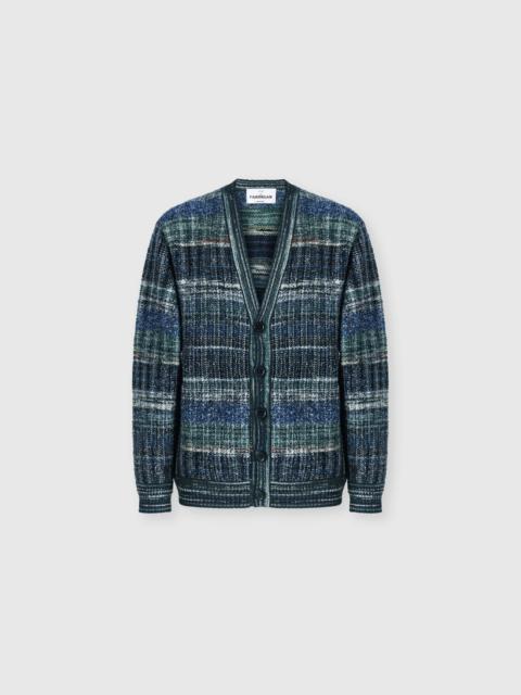 Missoni Wool-blend check cardigan with side pockets