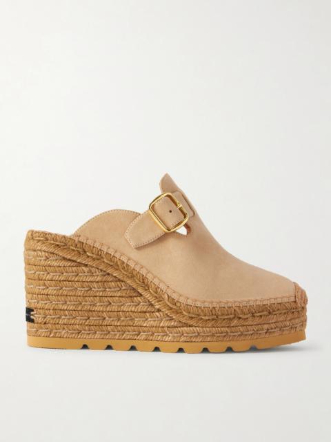 Stella McCartney Gaia Espadrille Wedge Clogs