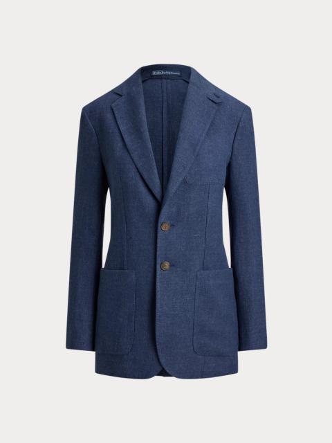 Polo Ralph Lauren Single-Breasted Linen-Cotton Blazer
