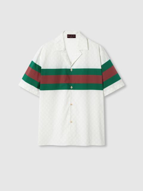 GUCCI GG cotton shirt with Web