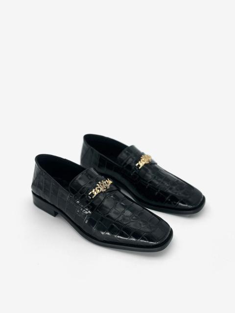 AMIRI Amiri Black Croc MA Loafers