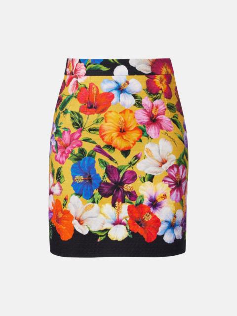 Dolce & Gabbana Floral miniskirt