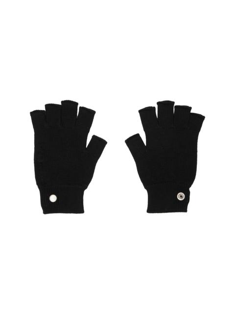 Rick Owens Black Tower Fingerless Gloves