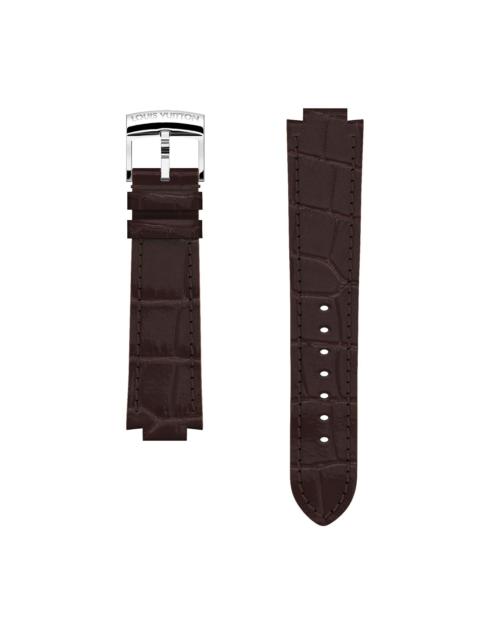 Louis Vuitton STRAP TAMBOUR ALLIGATOR BROWN L/L