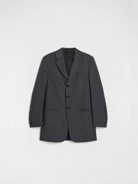 Jil Sander Fil-à-Fil Wool Tailored Jacket