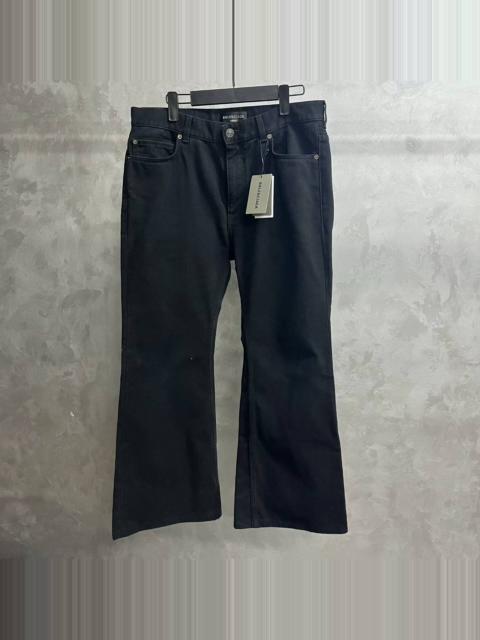 BALENCIAGA Balenciaga Black Solid Straight-Leg Jeans