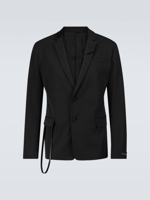 Prada Technical single-breasted blazer