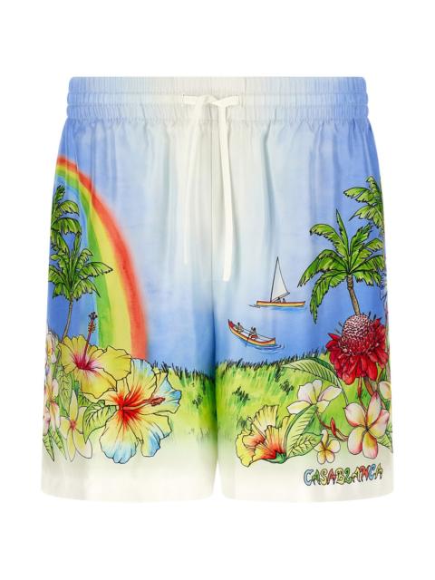 CASABLANCA 'Aloha' Bermuda Shorts