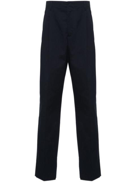 LARDINI tapered cotton chino trousers