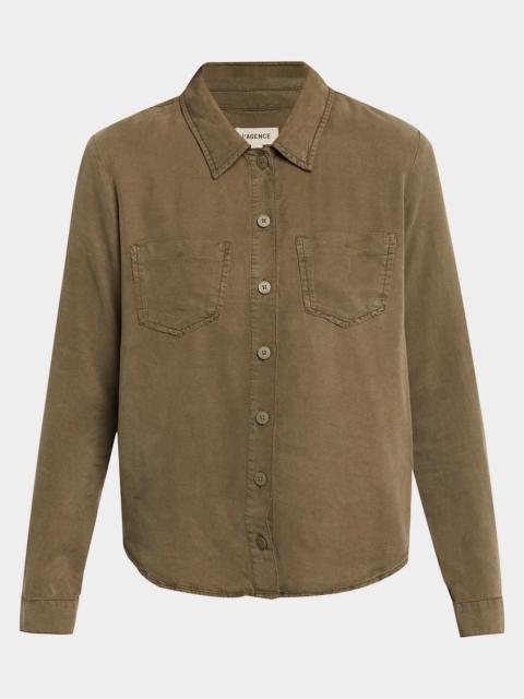 L'AGENCE Isla Denim Shirt