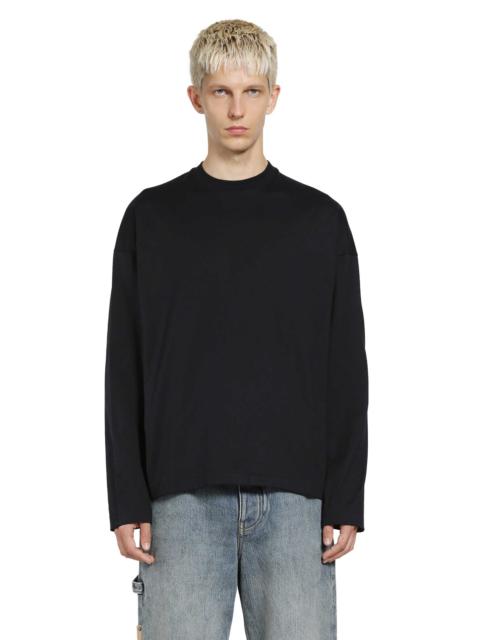Jil Sander Cotton Crewneck Long Sleeve T-shirt