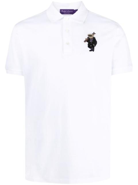 Polo Bear-embroidered polo shirt