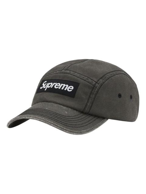 Supreme Supreme Washed Cordura Camp Cap 'Grey Black White' SUP-FW22-1019