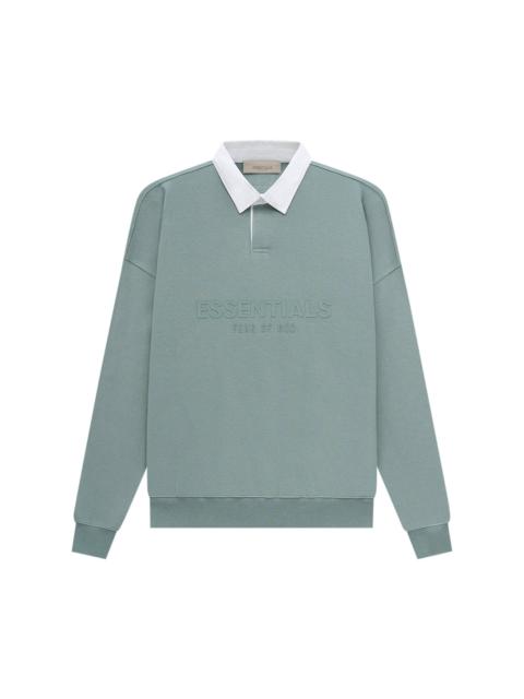 Fear of God Essentials Waffle Henley Rugby 'Sycamore'