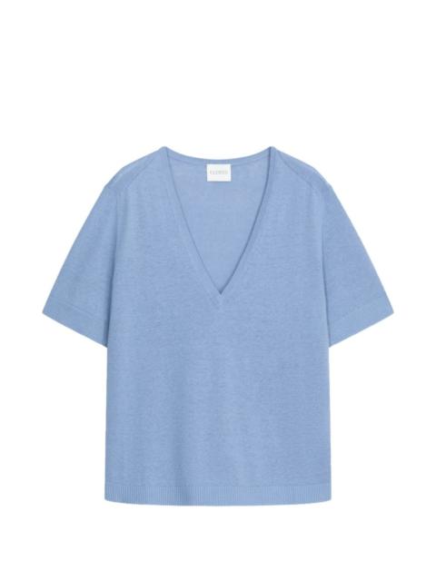 CLOSED V-neck short-sleeve knitwear