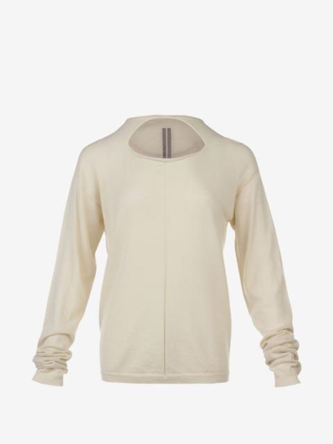 Rick Owens cut-out detail sweater