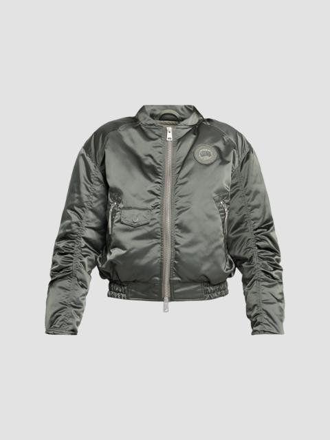 Canada Goose Women's Jade Satin & Down Bomber Jacket - Sagebrush