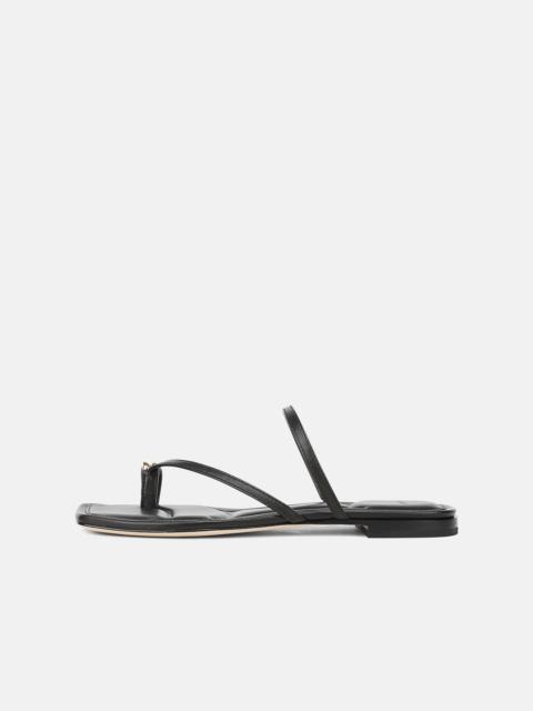 Vince Polli Leather Toe-Ring Sandal