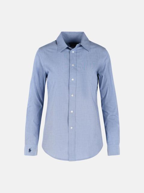 Polo Ralph Lauren BLUE STRETCH COTTON SHIRT