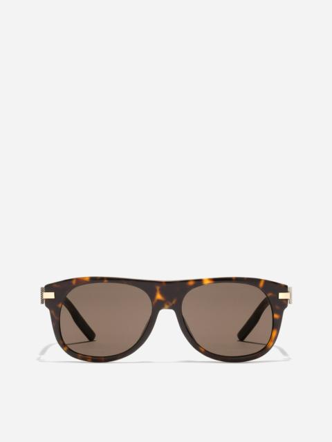 Dolce & Gabbana Metal Plaque Sunglasses