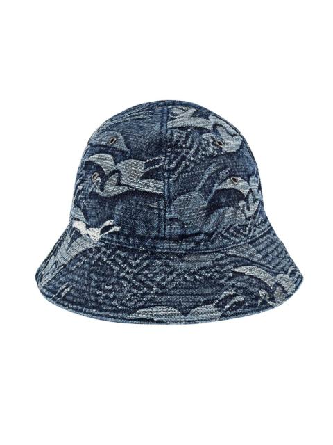 EVISU Allover Seagull Crane Jacquard Bucket Hat