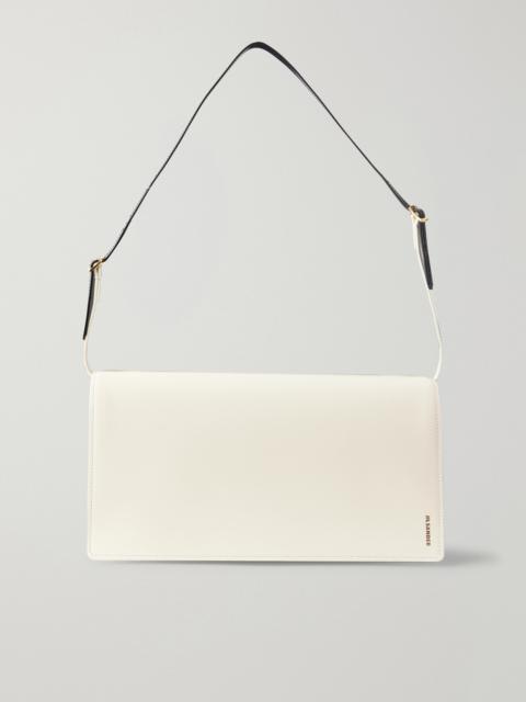 Jil Sander File Medium Leather Shoulder Bag