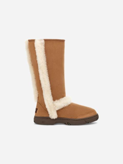 UGG ® Women's Sunburst Tall Warm Sheepskin Boots in Brown/