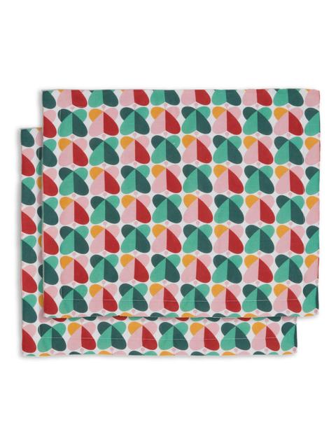 La DoubleJ Placemats Set of 2 - Farfalle White