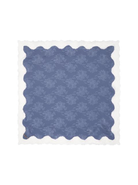 Chloé Blue 'The Chloé Poetic' Square Scarf