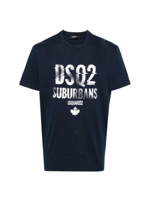 Suburbans-print cotton T-shirt