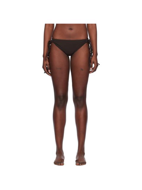 Jil Sander Brown Tangle Bikini Bottom