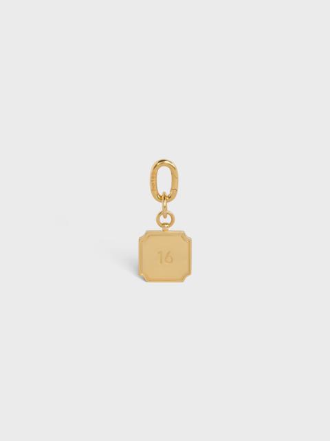 CELINE 16 CHARM in Brass