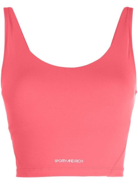 Sporty & Rich N.03 cropped tank top