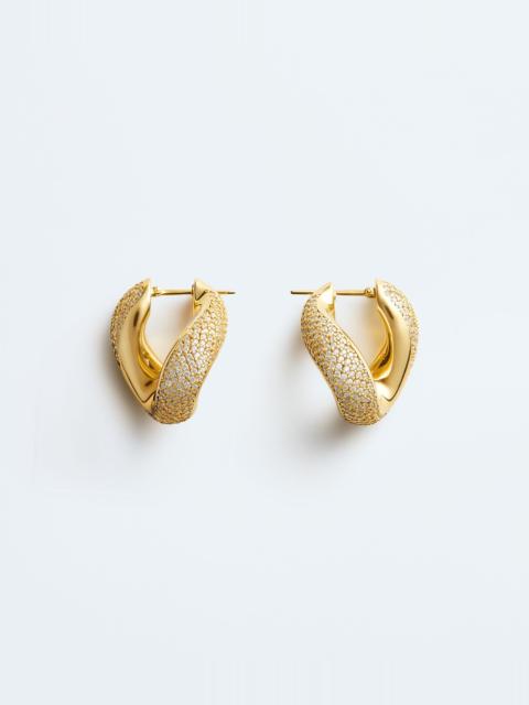 Bottega Veneta Prisma Chain Earrings
