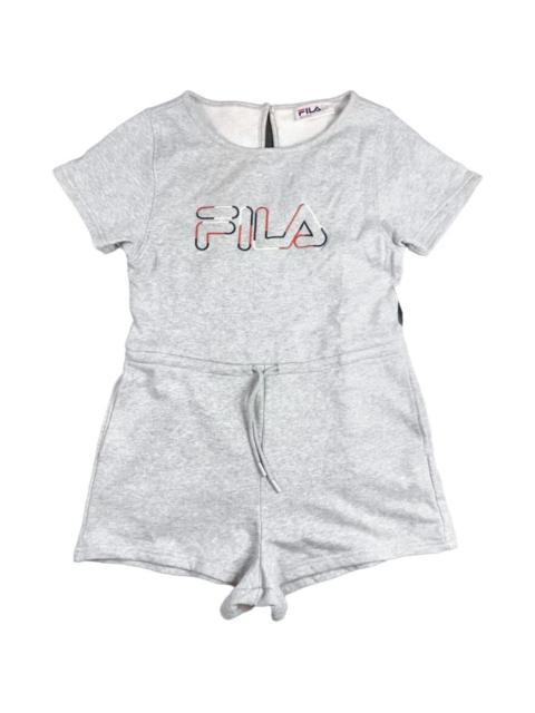 FILA logo-detail playsuit