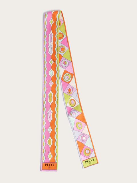 PUCCI OCCHI MIXED PRINT SILK TWILL SCARF