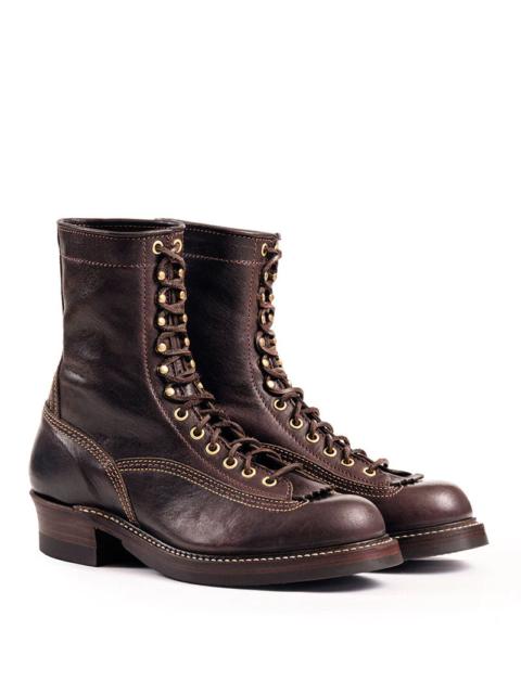 JOHN LOFGREN LK-041 Donkey Puncher 8" Deer Burnt Dark Brown