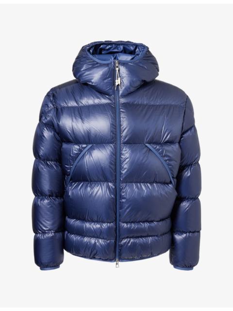 Moncler Anapo Hooded Nylon-Down Jacket