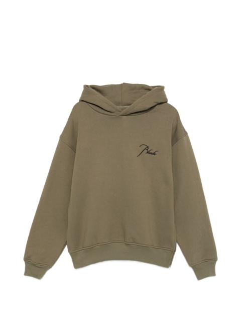 Rhude green hoodie